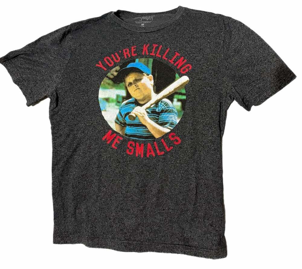 The Sandlot You're Killing Me Smalls Ham Porter Graphic T-Shirt Gray Medium